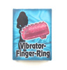 .Fingerspids Vibrator i rød