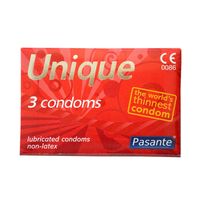 .10 x 3 stk. Pasante Unique latexfri kondomer